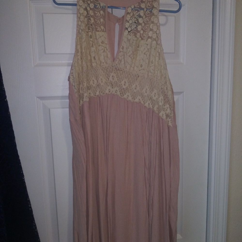 Pink Lace Dress